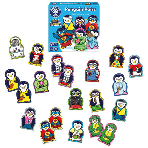 Penguin Pairs Mini Game-Early years Games & Toys,Early Years Maths,Games & Toys,Gifts For 3-5 Years Old,Maths,Memory Pattern & Sequencing,Orchard Toys,Primary Games & Toys,Primary Maths,Primary Travel Games & Toys-Learning SPACE