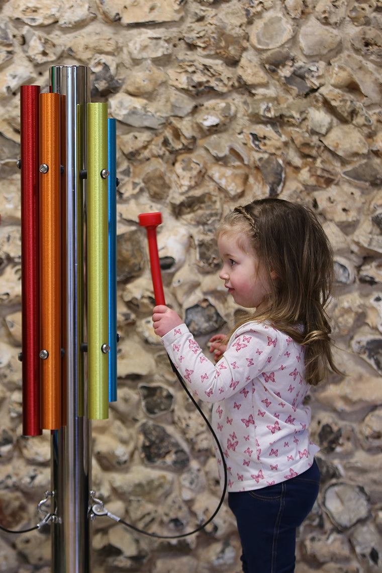 Penta Post Playground Musical Instument - Ground Install, Learning SPACE
