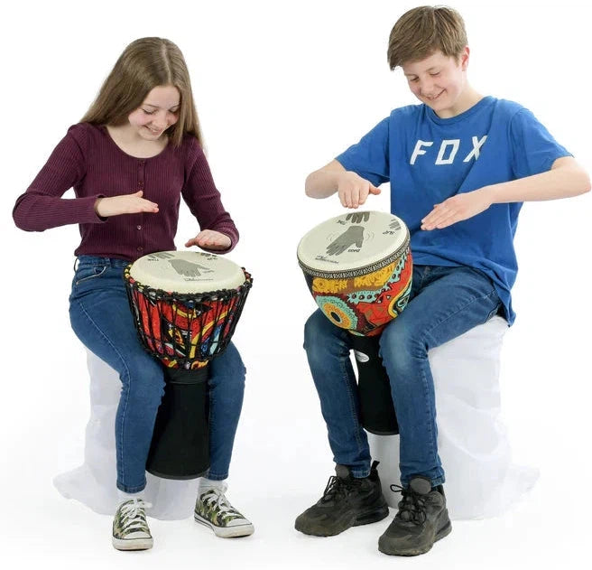 Percussion Plus Slap Djembe Packs - Pretuned - 4 pack, Learning SPACE