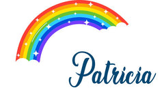 Personalised Sparkly Rainbow Wall sticker-Dropship,Personalised,Rainbow Theme Sensory Room,Sticker,Wall & Ceiling Stickers,Wall Decor-30 x 17 cm-A24973-Learning SPACE