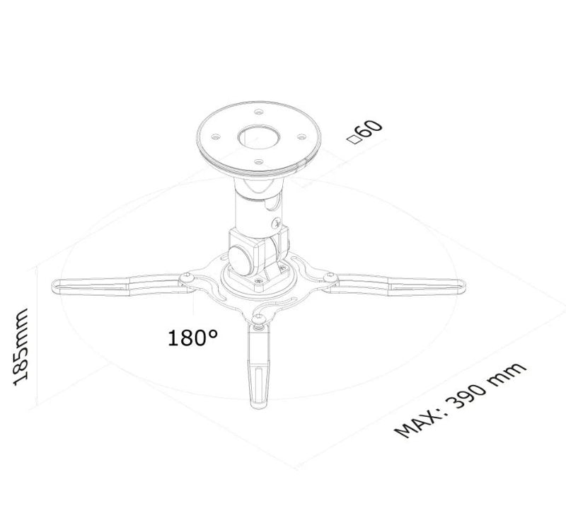 Pico Projector Ceiling Mount, Learning SPACE