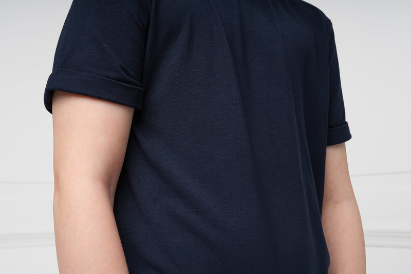 Kids White Fidget T-Shirt : Sensory Clothing with Built-in Popits, Learning SPACE