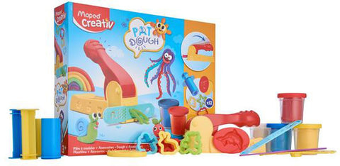 Play Dough - 4 Tubs and 12 Accessories-Art Materials,Arts & Crafts,Baby Arts & Crafts,Christmas 2024,Craft Activities & Kits,Early Arts & Crafts,Maped Stationery,Messy Play,Modelling Clay,Primary Arts & Crafts-Learning SPACE