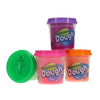 Play Dough with Mould Lid 4x140g Pots, Learning SPACE