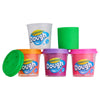 Play Dough with Mould Lid 4x140g Pots, Learning SPACE