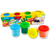 Play Dough with Mould Lid 4x140g Pots, Learning SPACE