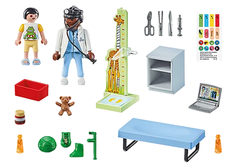 Playmobil® Pediatrician with Teddy Bear, Learning SPACE