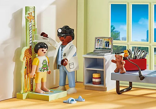 Playmobil® Pediatrician with Teddy Bear, Learning SPACE
