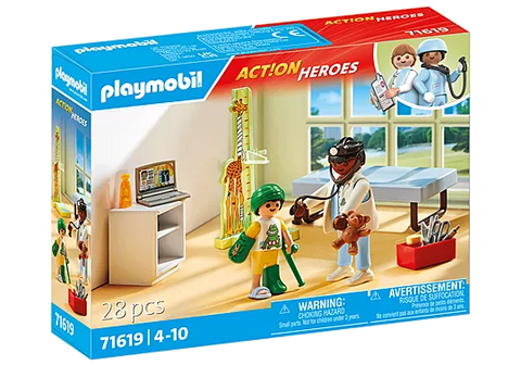 Playmobil® Pediatrician with Teddy Bear, Learning SPACE