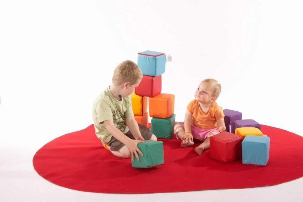 Playsofty Cubes - Soft and colourful cubes-AllSensory,Baby Sensory Toys,Baby Soft Play and Mirrors,Dropship,Eco Friendly,Nurture Room,Soft Play Sets,Stacking Toys & Sorting Toys,Stock-Learning SPACE