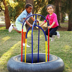 Playzone Fit Junior Jumper 4.5ft-ADD/ADHD,Additional Need,AllSensory,Bounce & Spin,Calming & Anxiety,Exercise,Gross Motor and Balance Skills,Movement Breaks,Neuro Diversity,Playground Equipment,Sensory Seeking,Stock,Trampolines-Learning SPACE