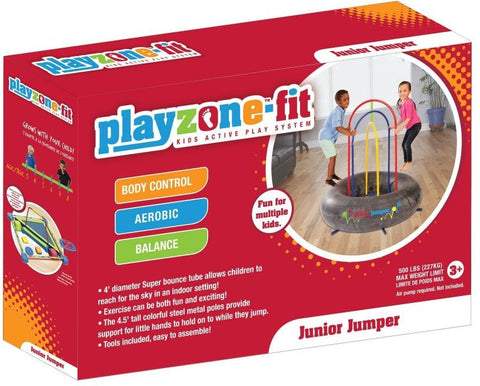 Playzone Fit Junior Jumper 4.5ft-ADD/ADHD,Additional Need,AllSensory,Bounce & Spin,Calming & Anxiety,Exercise,Gross Motor and Balance Skills,Movement Breaks,Neuro Diversity,Playground Equipment,Sensory Seeking,Stock,Trampolines-Learning SPACE