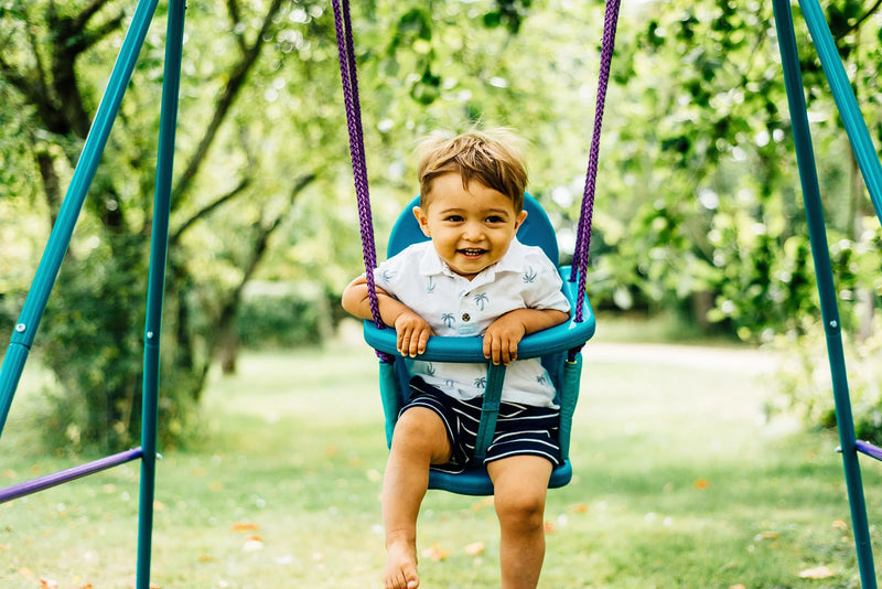 Plum® 2 in 1 Swing Set, Learning SPACE