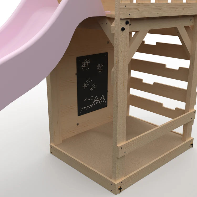 Plum Wooden Lookout Tower With Slide, Learning SPACE