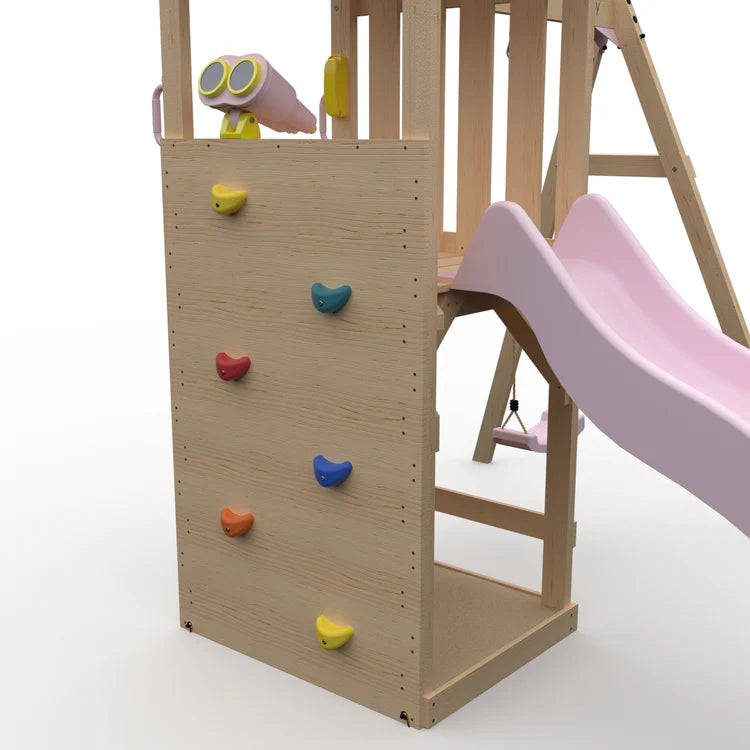 Plum Wooden Lookout Tower With Slide, Learning SPACE