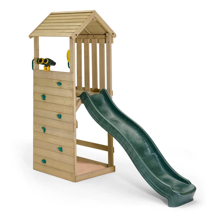 Plum Wooden Lookout Tower With Slide, Slide Learning SPACE