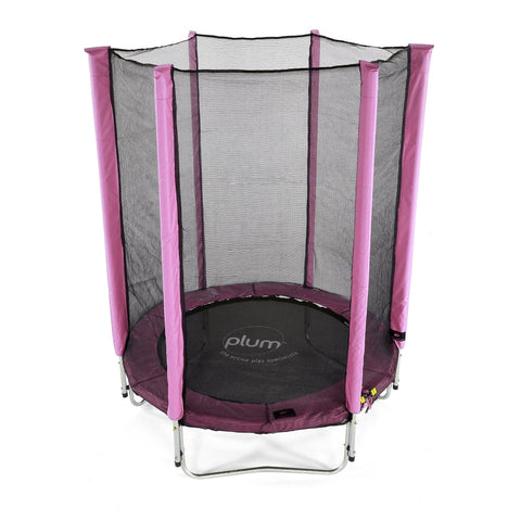 Plum® 4ft Junior Trampoline & Enclosure-ADD/ADHD,Neuro Diversity,Plum Play,Plum Products Ltd,Trampolines-Pink-101801C82X-Learning SPACE