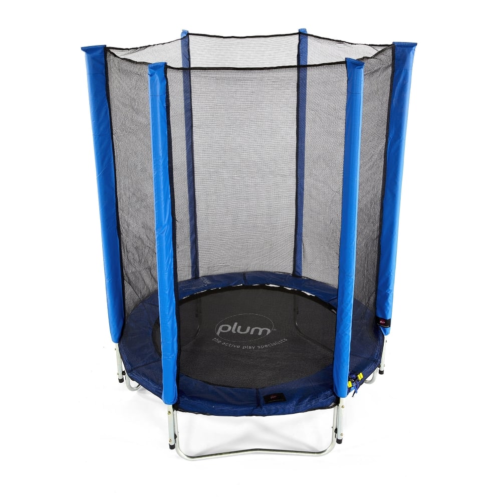 Plum® 4ft Junior Trampoline & Enclosure-ADD/ADHD,Neuro Diversity,Plum Play,Plum Products Ltd,Trampolines-Blue-101701C82-Learning SPACE