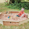 Plum® Giant Wooden Sand Pit [Natural]-Classroom Resources,EA Tender,Eco Friendly,Educational Play,Messy Play,Outdoor Play,Outdoor Sand & Water Play,Playground Equipment,Plum Play,Sand,Sand Pit,Seasons,Stock,Summer-Learning SPACE