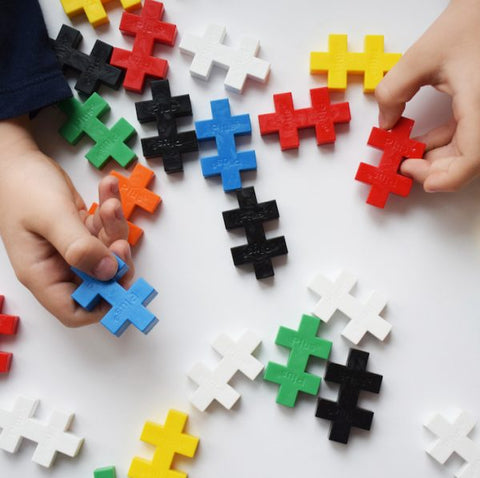 Plus Plus: Neon Multi Blocks – BIG 400pcs, Learning SPACE