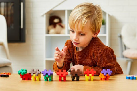 Plus Plus: Neon Multi Blocks – BIG 400pcs, Learning SPACE