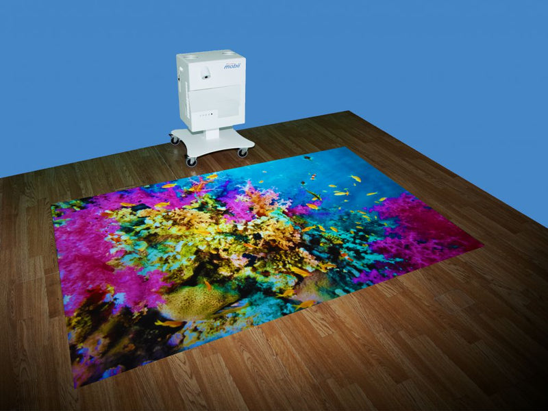 Portable OmiVista Mobii Interactive Table & Floor Projector, Learning SPACE