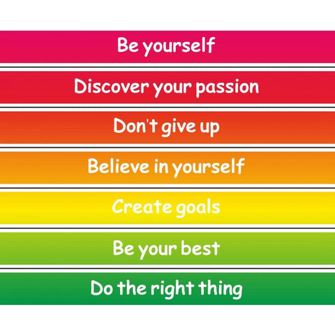 Positive Steps - Motivational Sensory Path-Calmer Classrooms,Classroom Displays,Dropship,Helps With,Movement Breaks,Sensory Flooring,Sensory Paths-Learning SPACE