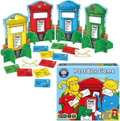 Post Box Game - A First colour and matching game-Early years Games & Toys,Early Years Maths,Games & Toys,Gifts For 2-3 Years Old,Maths,Memory Pattern & Sequencing,Orchard Toys,Primary Games & Toys,Primary Maths,Stacking Toys & Sorting Toys,Stock,Table Top & Family Games-Learning SPACE