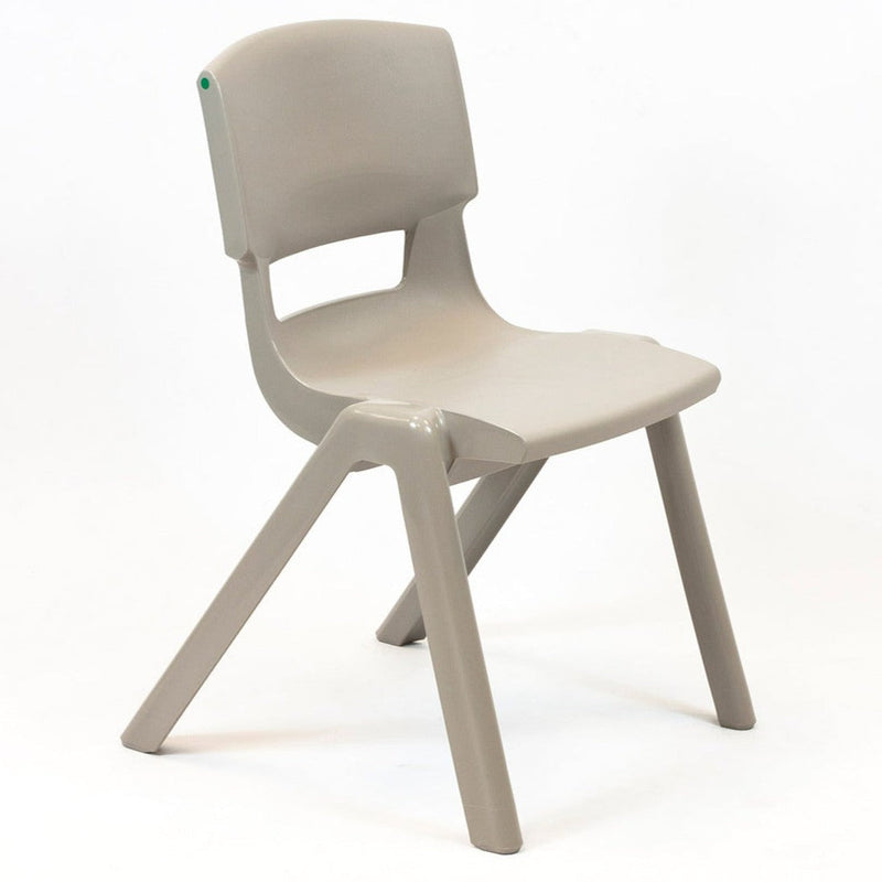 Postura+ One Piece Chair (Ages 11-13), Ash Grey Learning SPACE