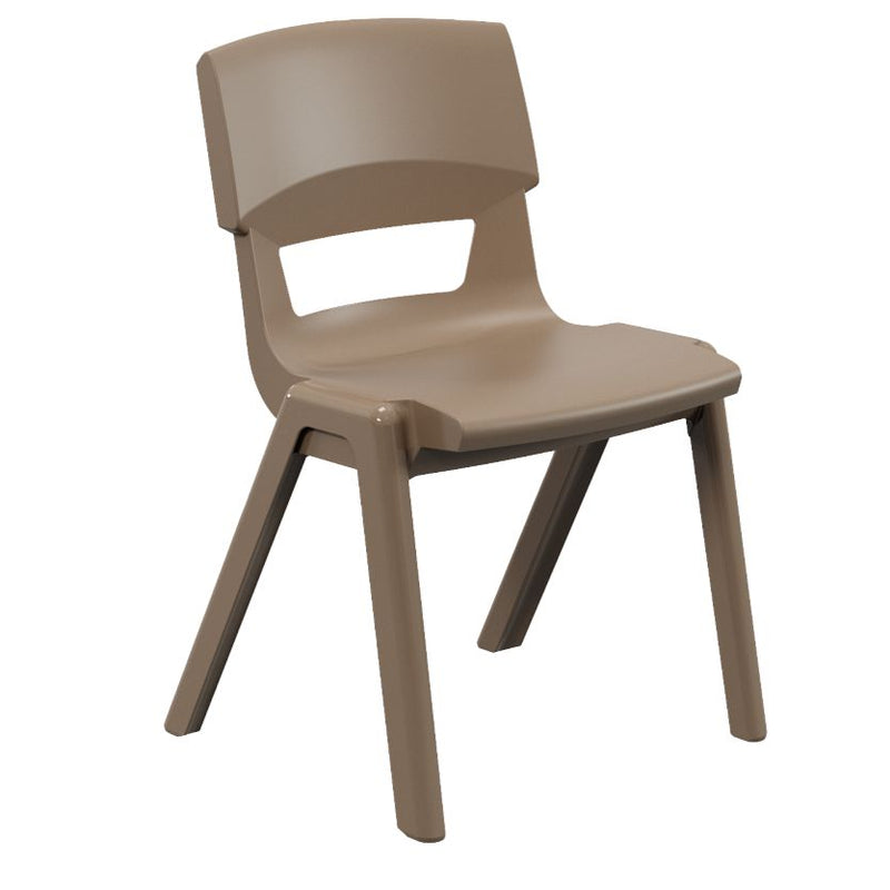 Postura+ One Piece Chair (Ages 14-18), Misty Brown Learning SPACE