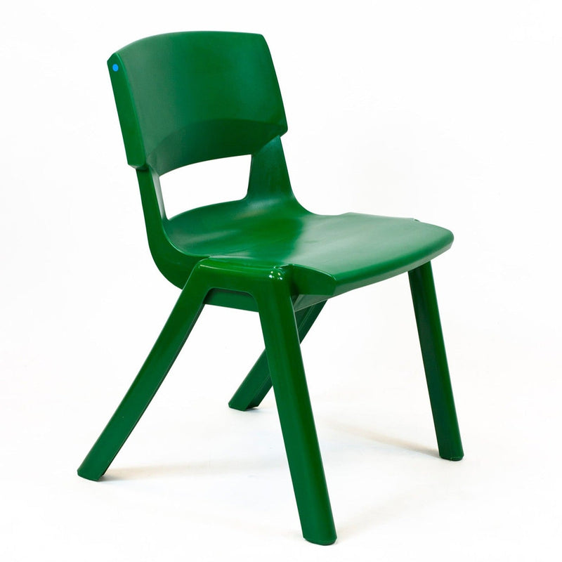 Postura+ One Piece Chair (Ages 14-18), Forest Green Learning SPACE