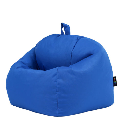 Primary Size Bean Bag Chair - With Back Support-Bean Bags,Bean Bags & Cushions,Dropship,Eden Learning Spaces,Matrix Group,Nurture Room,Seating,Wellbeing Furniture-Blue-ED1TUBMOD013-Learning SPACE