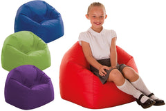 Primary Size Bean Bag Chair - With Back Support-Bean Bags,Bean Bags & Cushions,Dropship,Eden Learning Spaces,Matrix Group,Nurture Room,Seating,Wellbeing Furniture-Learning SPACE