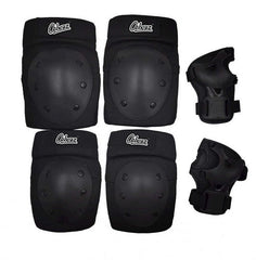 Protective Pad Set Knee, Wrist and Elbows - For Scooters and Skateboards, Learning SPACE