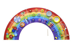 Rainbow Activity Wall Panels-Arts & Crafts-Additional Need,Dropship,Fine Motor Skills,Helps With,Maths,Nursery,Primary Maths,Rainbow Theme Sensory Room,SCOTEXCEL,Sensory Wall Panels & Accessories,Shape & Space & Measure,Strength & Co-Ordination,Viga Activity Wall Panel-Learning SPACE