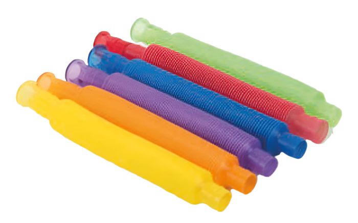 Rainbow Flexi-Tubes - Pack Of 6, Learning SPACE