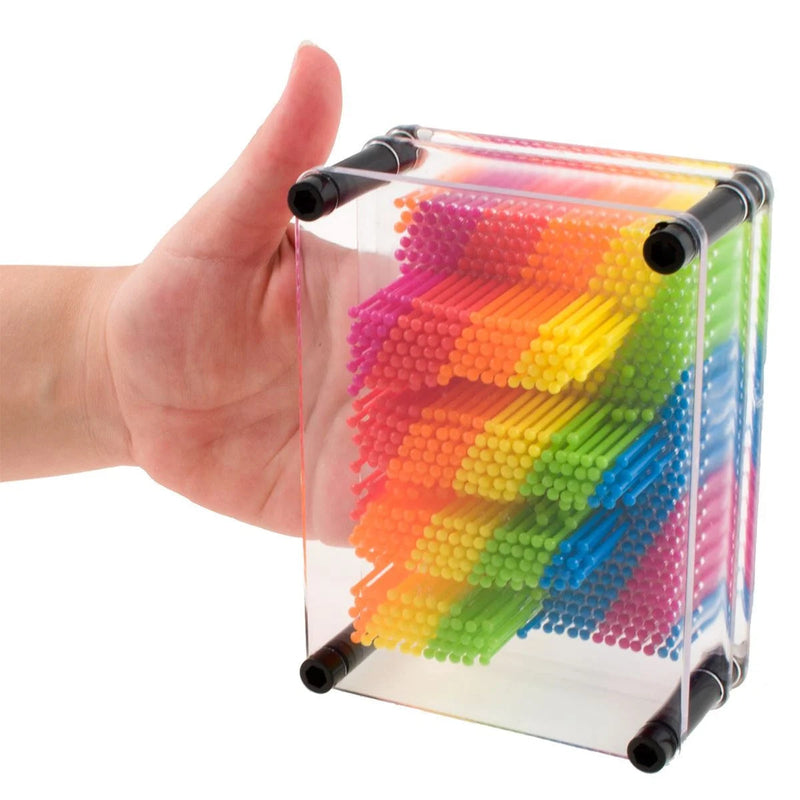 Rainbow Pin Art, Learning SPACE