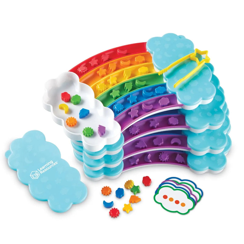 Rainbow Sorting Set Classroom Edition (Set of 4), Learning SPACE