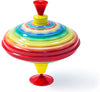 Rainbow Tin Humming Top-AllSensory,Baby Cause & Effect Toys,Bigjigs Toys,Bounce & Spin,Calming & Anxiety,Cause & Effect Toys,Sensory Seeking,Stock-Learning SPACE