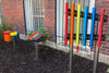 Rainbow Trio Ensemble - Sensory Garden Musical Instruments-Dropship,Matrix Group,Music,Nursery,Outdoor Musical Instruments,Primary Music,Sensory Garden,Sound,Strength & Co-Ordination-Ground-RTE-Ground-Learning SPACE
