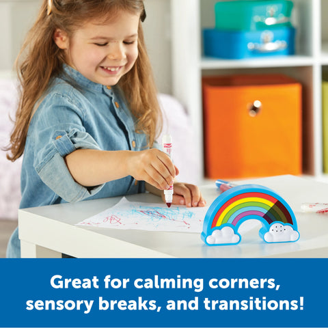 Rainbow Visual Timer-Counting Numbers & Colour,Learning Resources,Sand Timers & Timers,Transitions and Routines-Learning SPACE