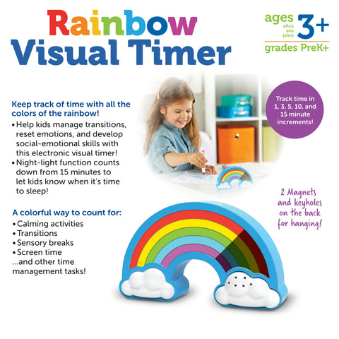 Rainbow Visual Timer | Time Management Aid | Learning SPACE
