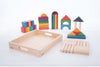 Rainbow Wooden Jumbo Block Set - Pk54-Baby Wooden Toys,Building Blocks,Engineering & Construction,Gifts For 6-12 Months Old,Maths,Nurture Room,Primary Maths,S.T.E.M,SCOTEXCEL,Shape & Space & Measure,Stacking Toys & Sorting Toys,Stock,TickiT-Learning SPACE