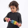 Rainbow Wooden Shape Twister, Learning SPACE