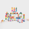 Rainbow Wooden Super Set 84-Piece Sensory Loose Parts Collection, Learning SPACE