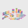 Rainbow Wooden Super Set 84-Piece Sensory Loose Parts Collection, Learning SPACE