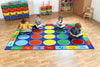 Rainbow™ ABC 3x2m Rectangle Carpet, Learning SPACE