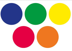 Rainbow™ Circle Outdoor Mats with Holdall (30 Pack)-Classroom Packs,Dropship,Kit For Kids,Mats,Mats & Rugs,Multi-Colour,Round,Rugs,Sit Mats,Wellbeing Furniture-Learning SPACE