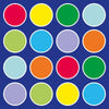 Rainbow™ Circles Placement 2x2m Carpet, Learning SPACE