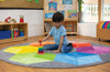 Rainbow™ Circular Polygons 2m Carpet, Learning SPACE